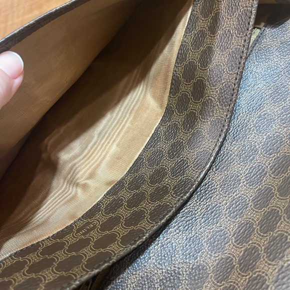 Vintage Celine Macadam canvas clutch bag - Picture 6 of 16